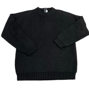 VTG Marshall Field & Company Acrylic Black Knit Sweater, Women Size S/M